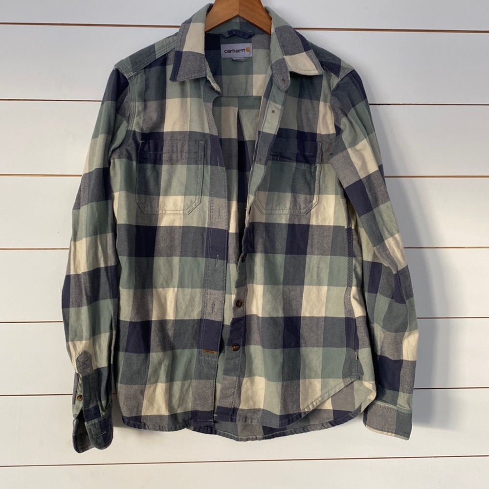 Womens Carhartt Button Down Flannel